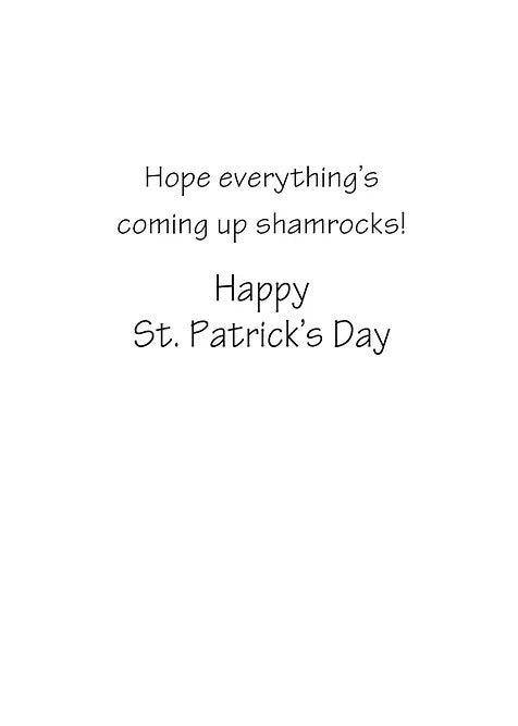 FRS7827 St. Patrick's Day Card