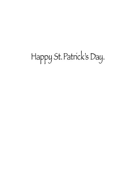 FRS7832 St. Patrick's Day Card