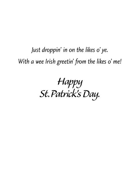 FRS7834 St. Patrick's Day Card