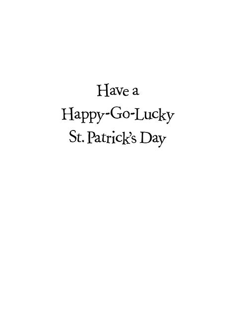 FRS7841 St. Patrick's Day Card