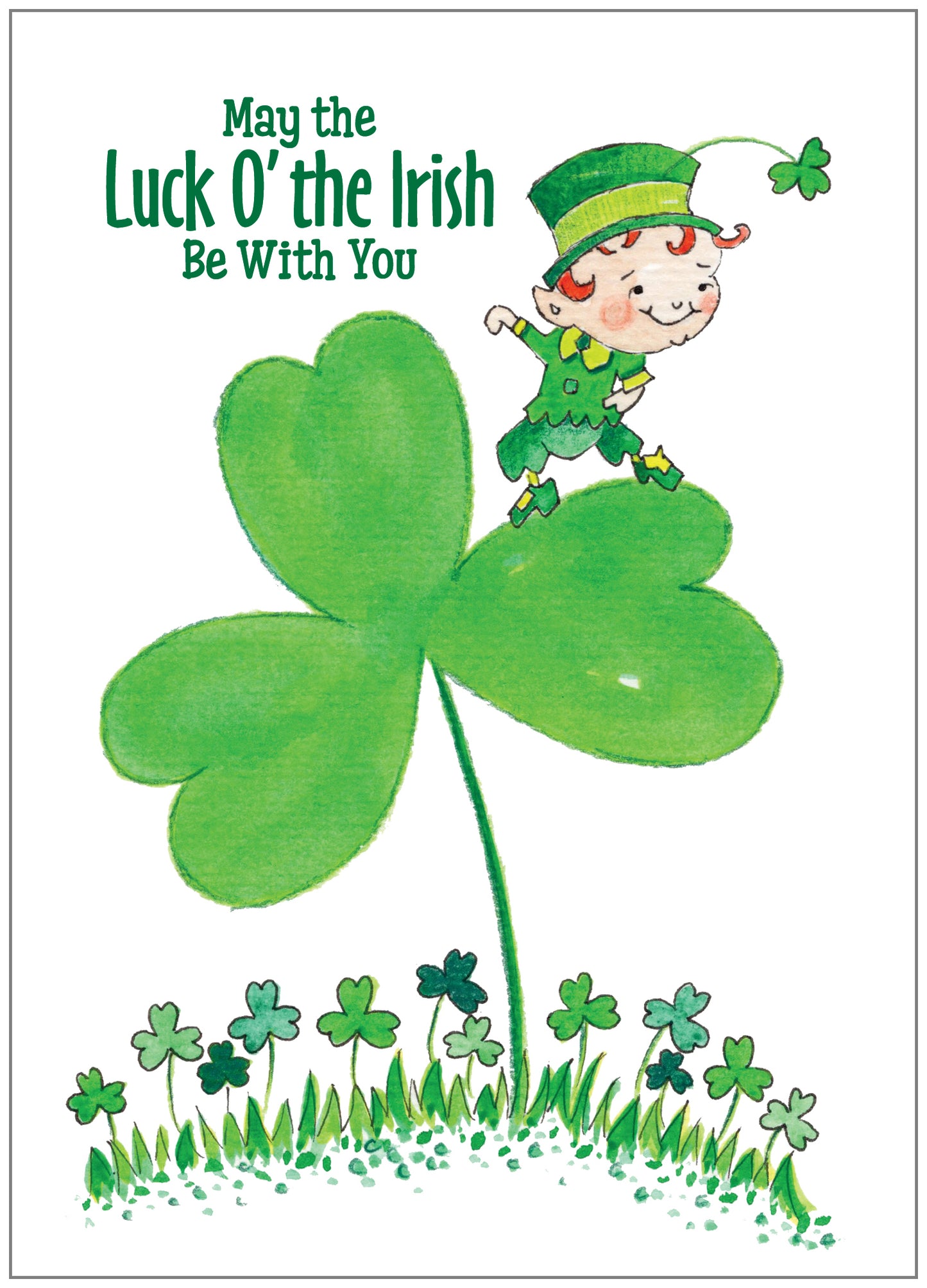 PFRS7875 St. Patrick's Day Card Premium