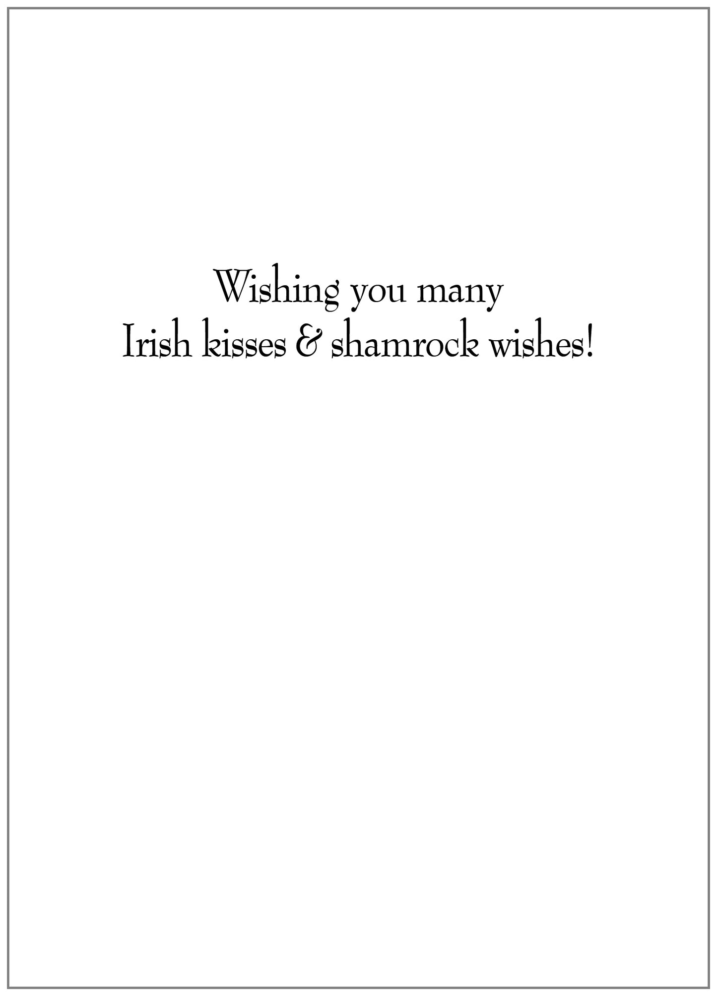 FRS7883 St. Patrick's Day Card