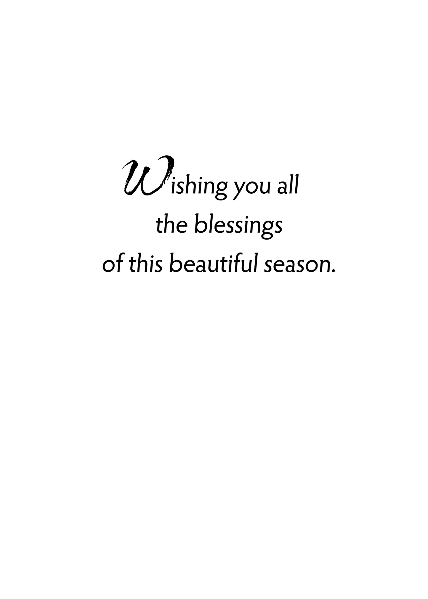 FRS 162 / 7926 Thanksgiving Card
