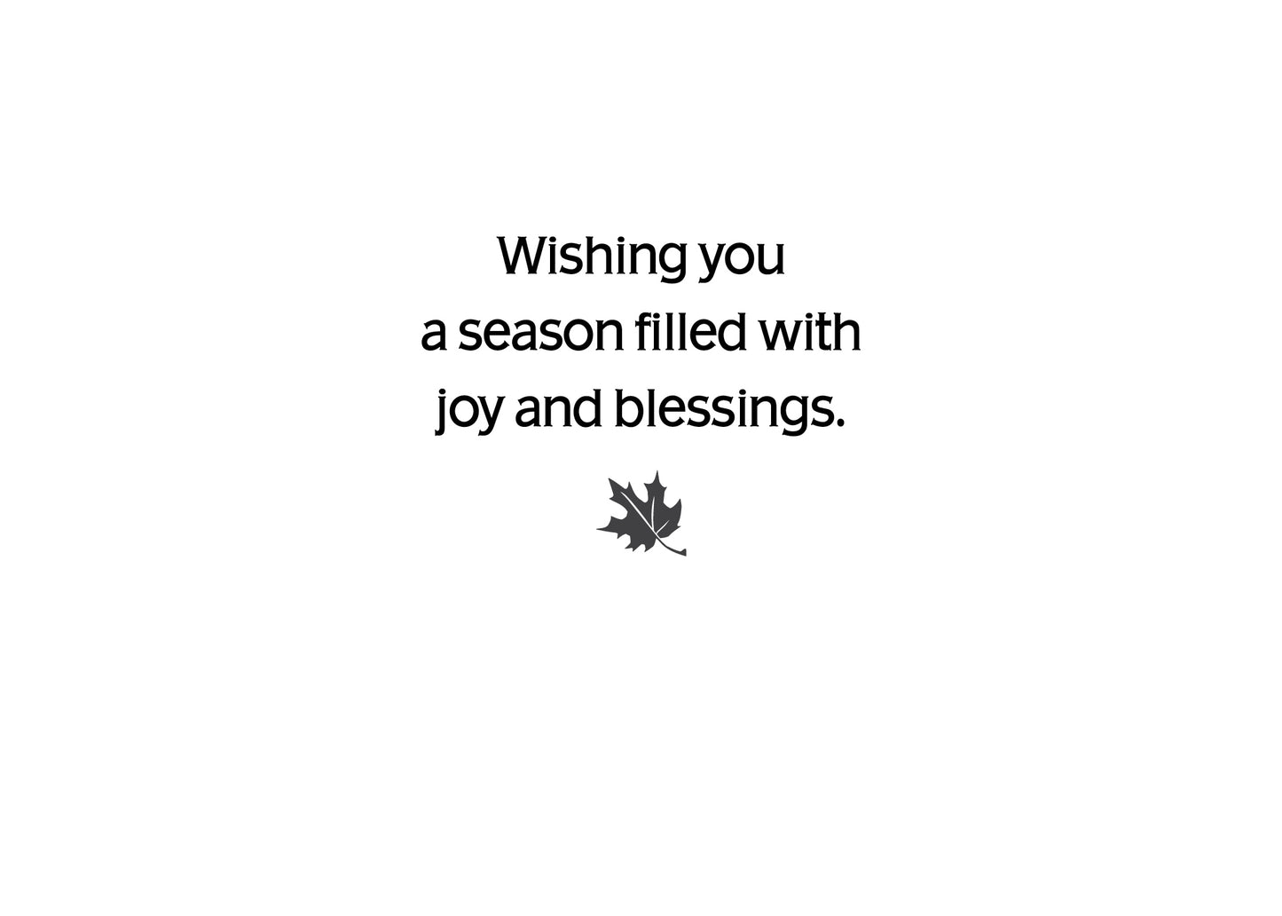 FRS277 Boxed Thanksgiving Card