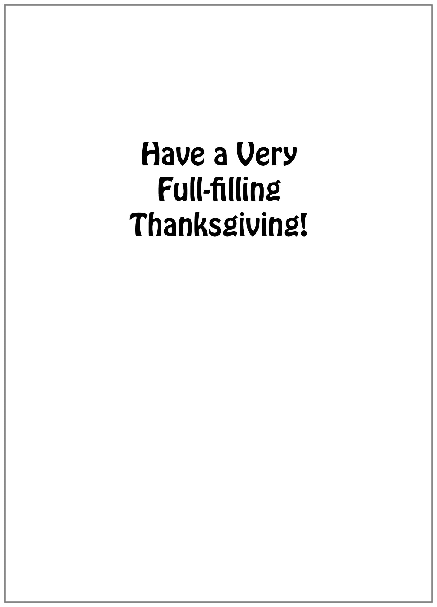 FRSBX127 Thanksgiving Card Set
