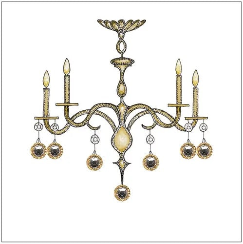 SEH GGE028 - Chic Chandelier