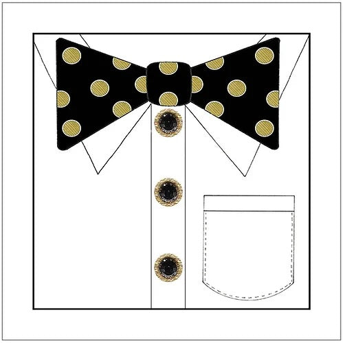 SEH GGE048 - Polka Dot Bow Tie Shirt