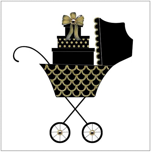 SEH GGE087 - Swanky Stroller With Patterned Presents