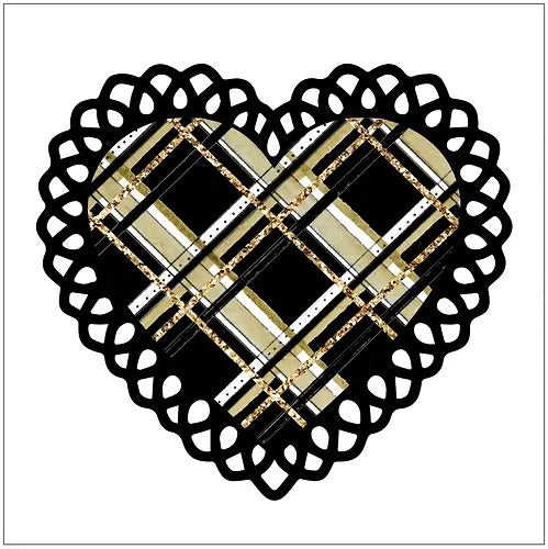 SEH GGE123 - Plaid Heart