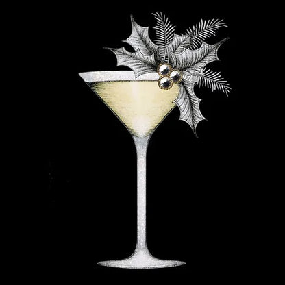 SEH GGE130 - Holiday Holly Martini