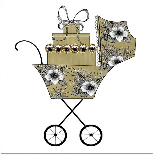 SEH GGE209 - Hawaiian Print Stroller