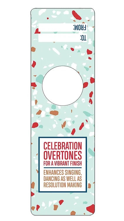 IKIH906 Holiday Bottleneck Gift Tag