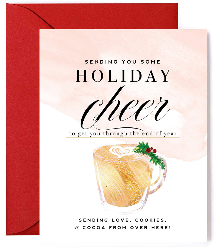 Sending Love, Cookies, & Cocoa, Christmas Holiday Card