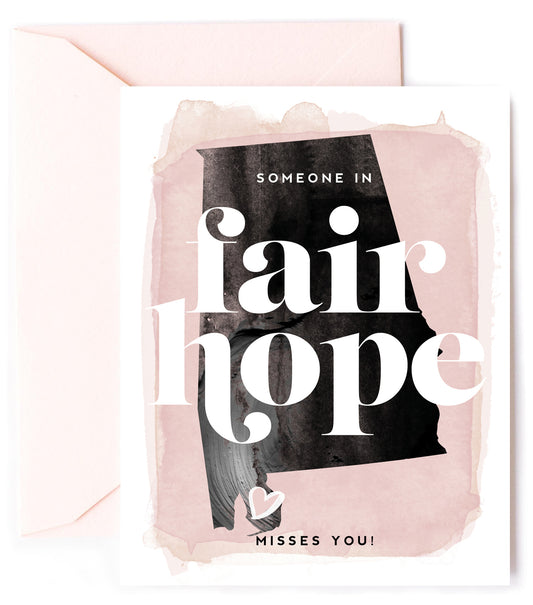 KMB330 Fairhope Misses You Card