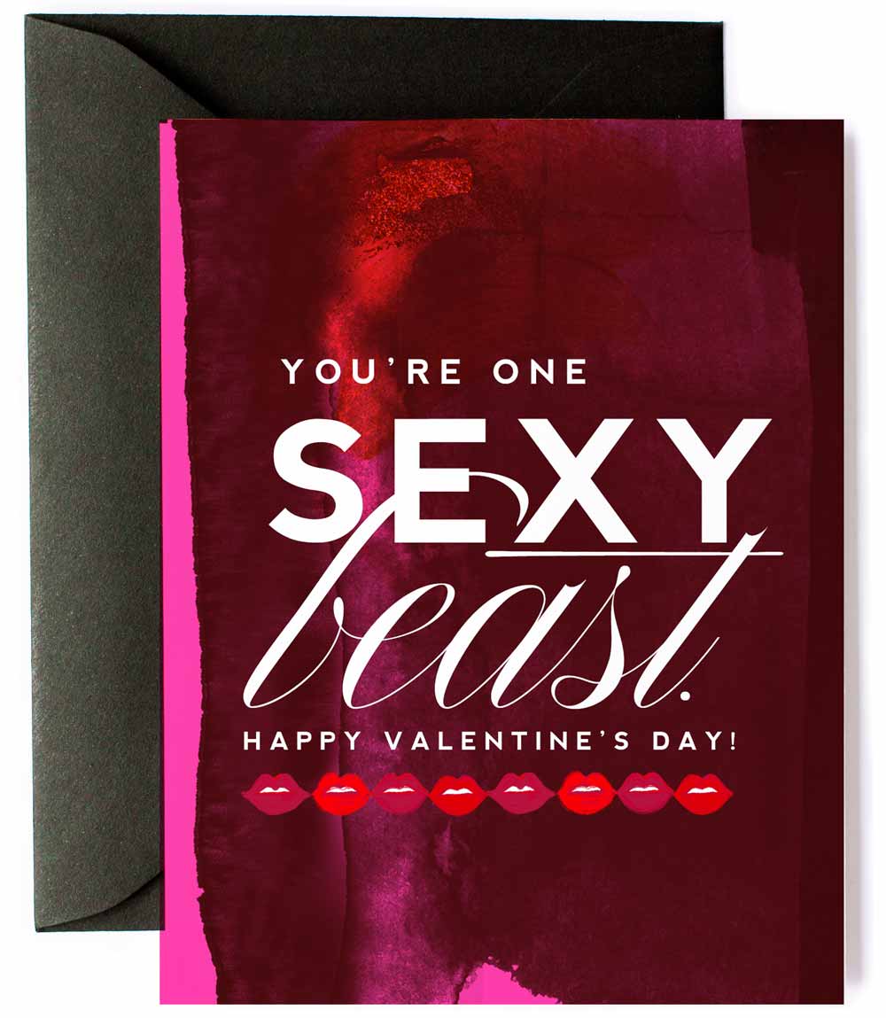 Sexy Beast - Funny Valentine's Day Greeting Card