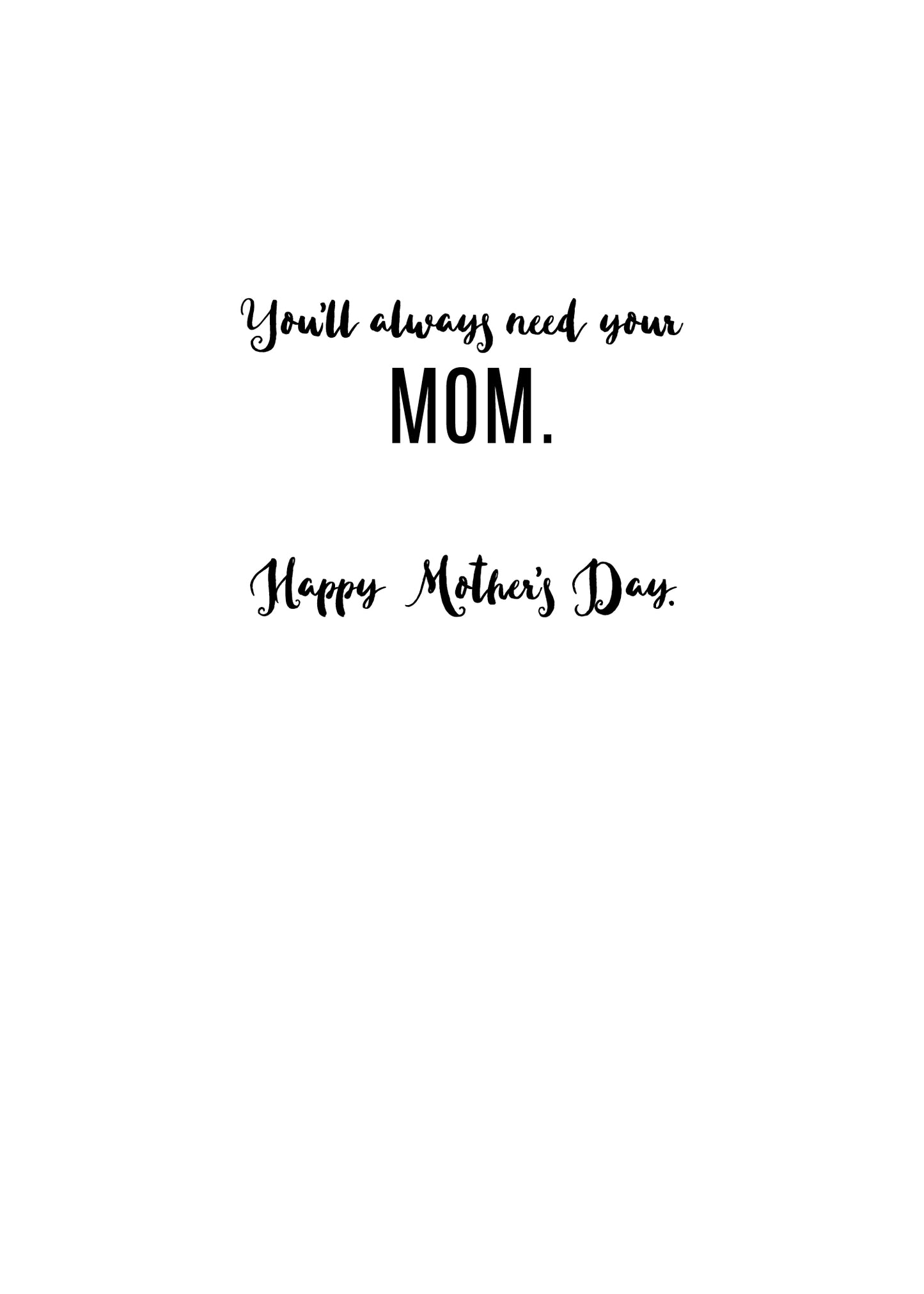 MAP1290 Mother's Day Card