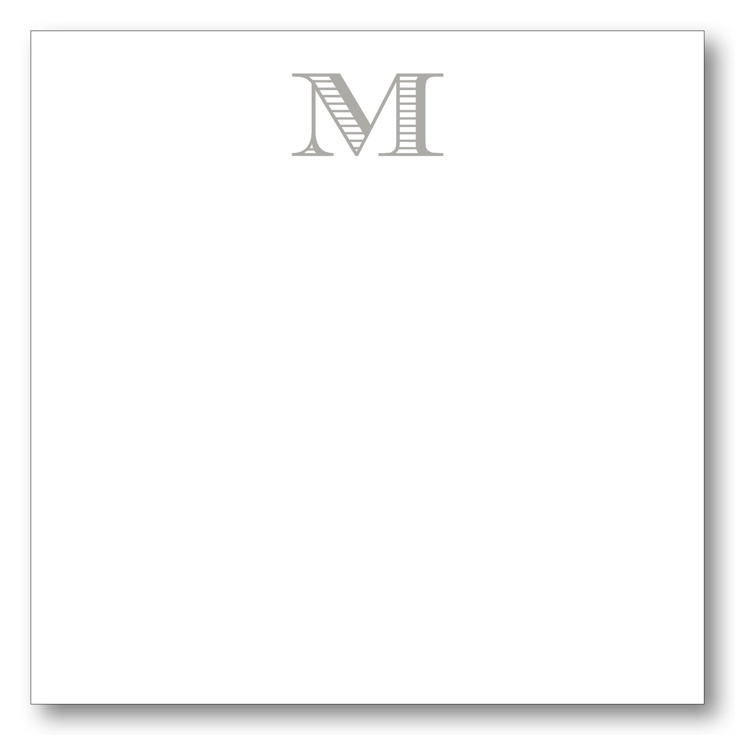 M Block Grey Note Block