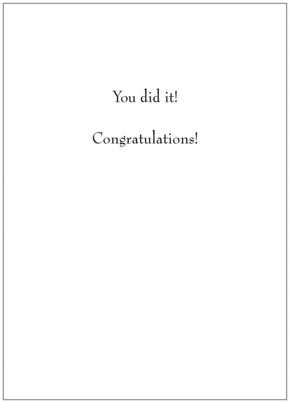 NT110 Congratulations Card