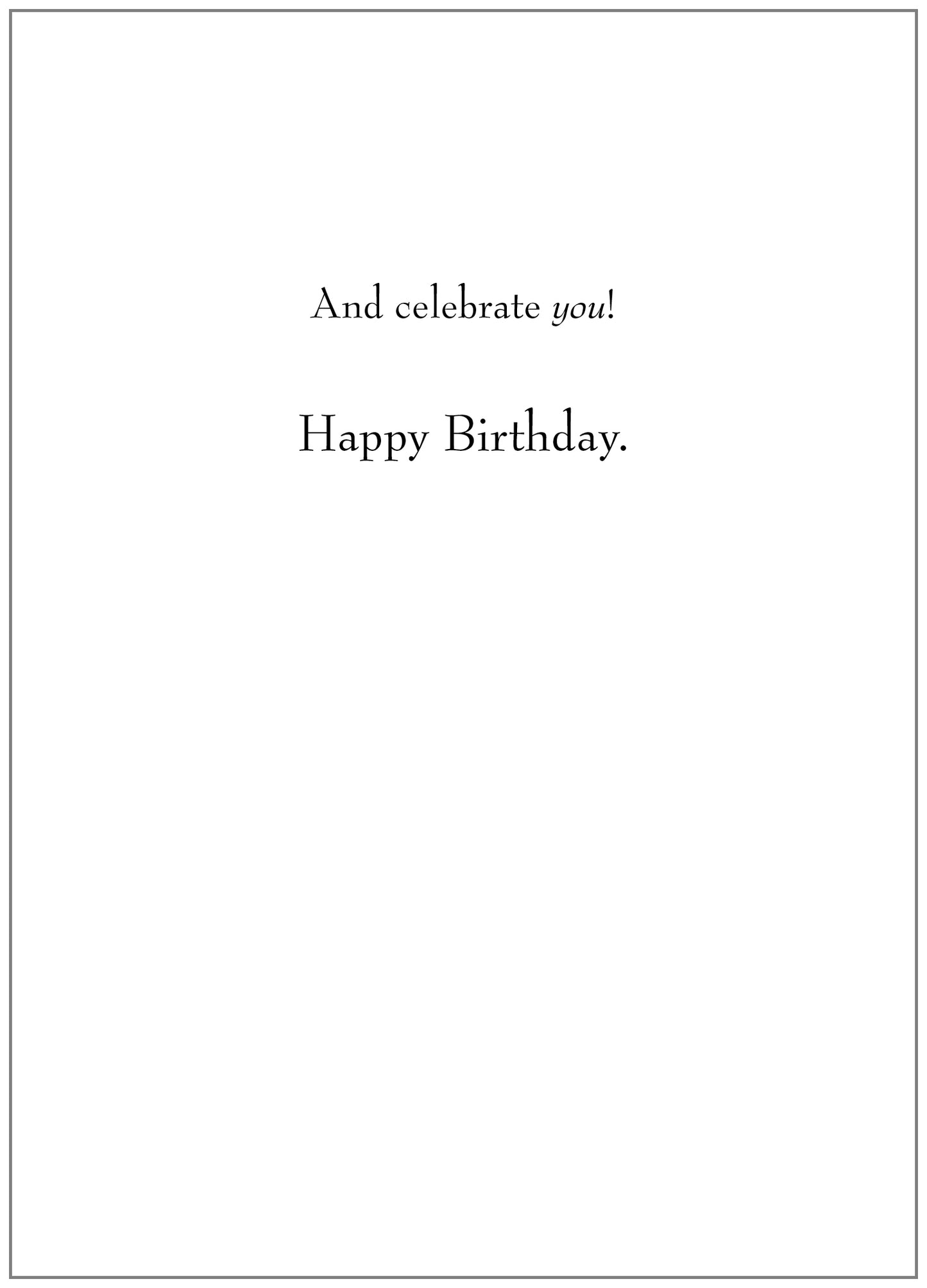 NT111 Birthday Card