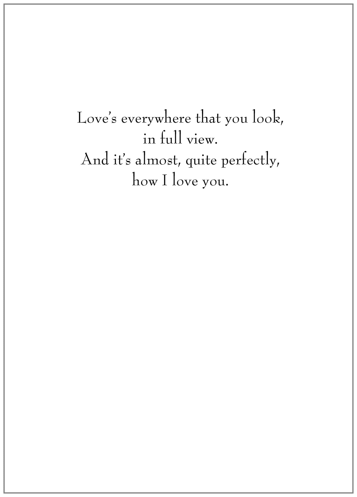 NT144 Love Card
