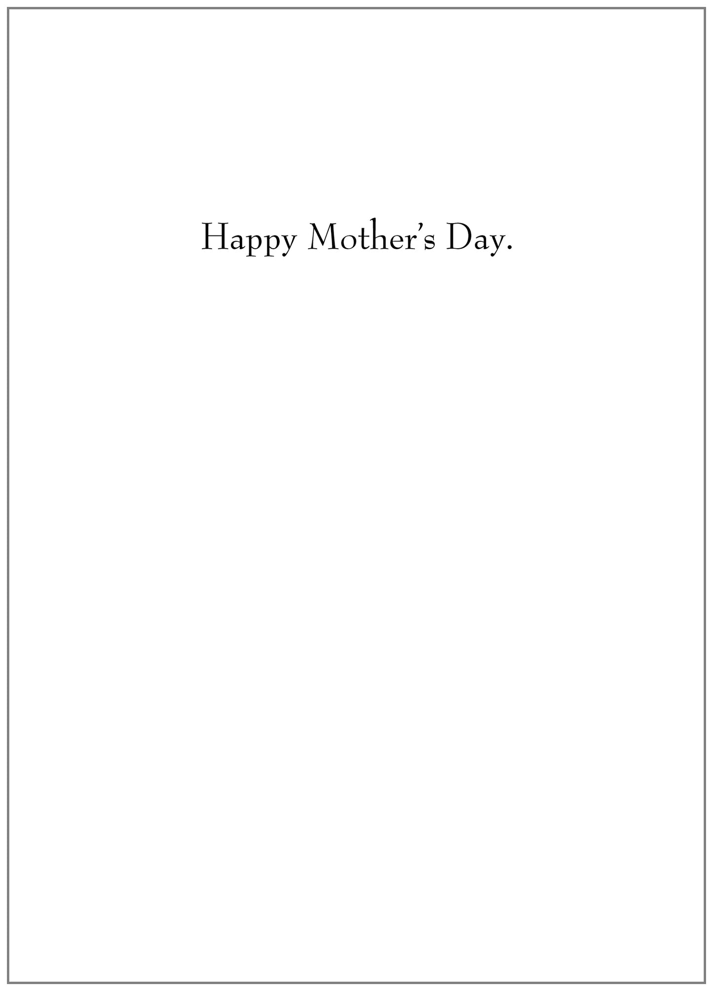 NT301 Mother's Day Card