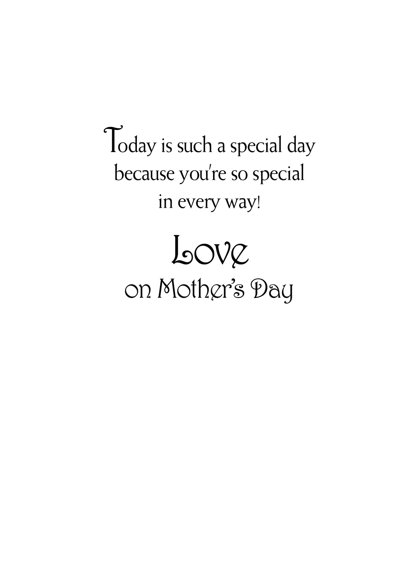 FRS6434 Mother's Day Card