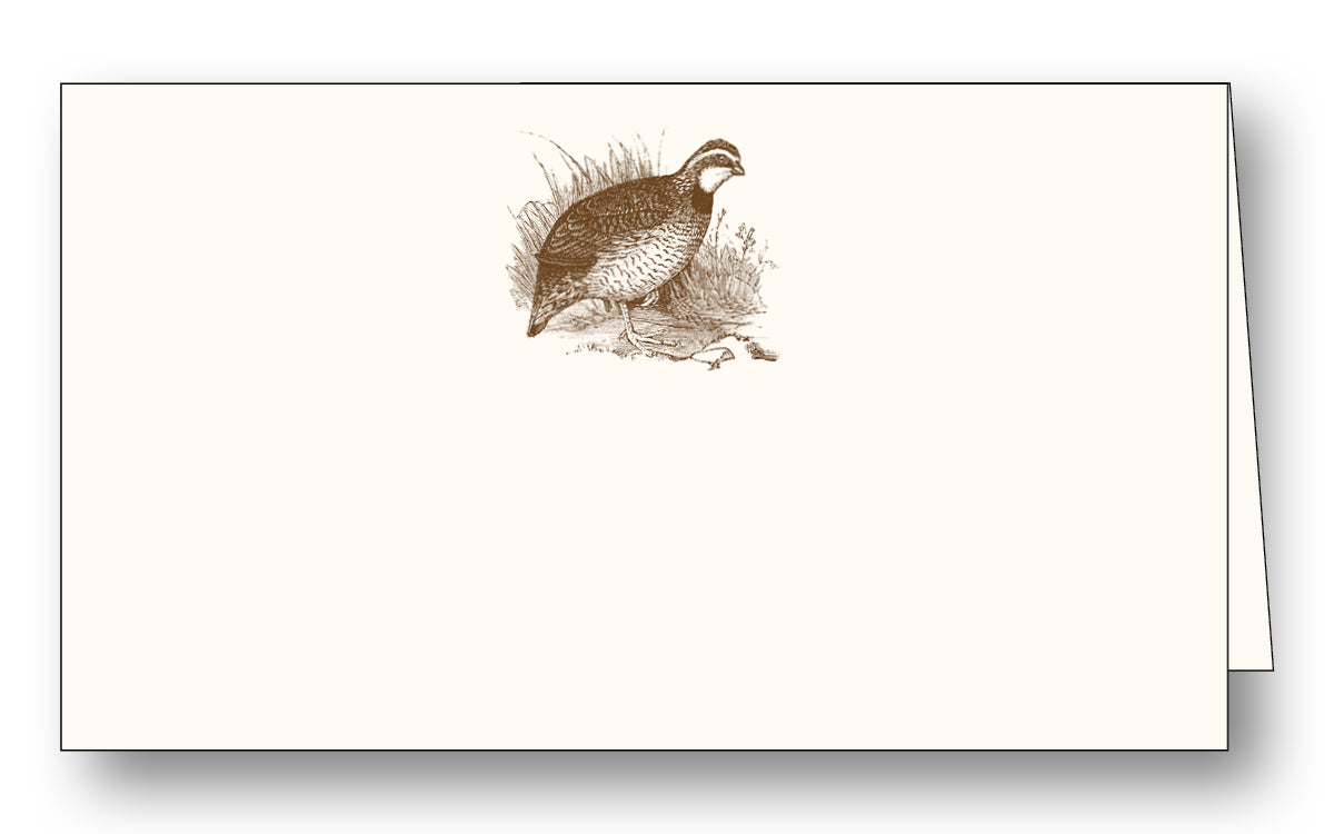 Quail Place Card