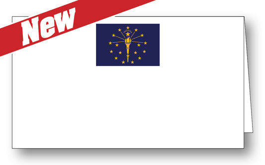 Indiana Flag Place Card