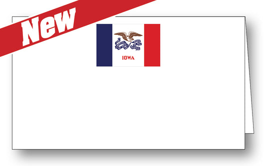 Iowa Flag Place Card