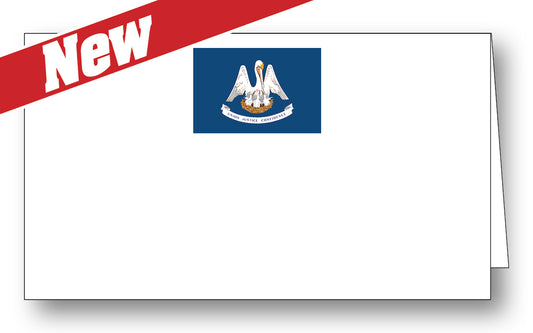 Louisiana Flag Place Card