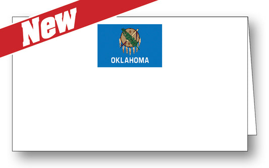 Oklahoma Flag Place Card