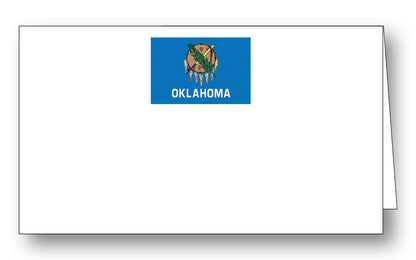 Oklahoma Flag Place Card