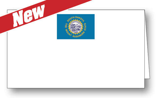 South Dakota Flag Place Card