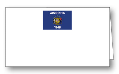 Wisconsin Flag Place Card