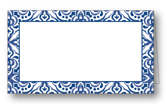 Maltese Watercolor Place Card