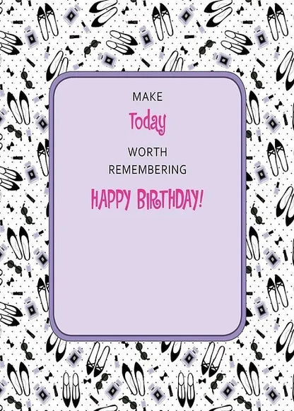 PS01043 Birthday Card with Bookmark