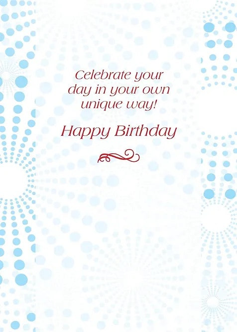 PS01089 Birthday Card