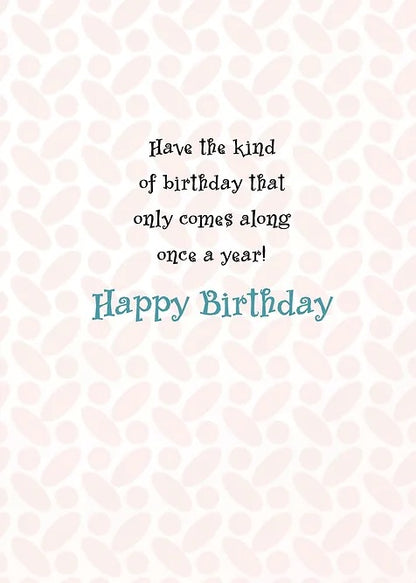 PS01139 Birthday Card with Bookmark