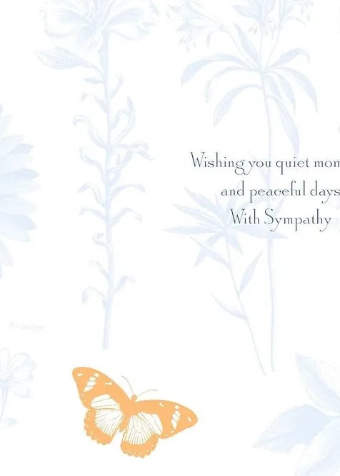 PS10018 Sympathy Card with Bookmark