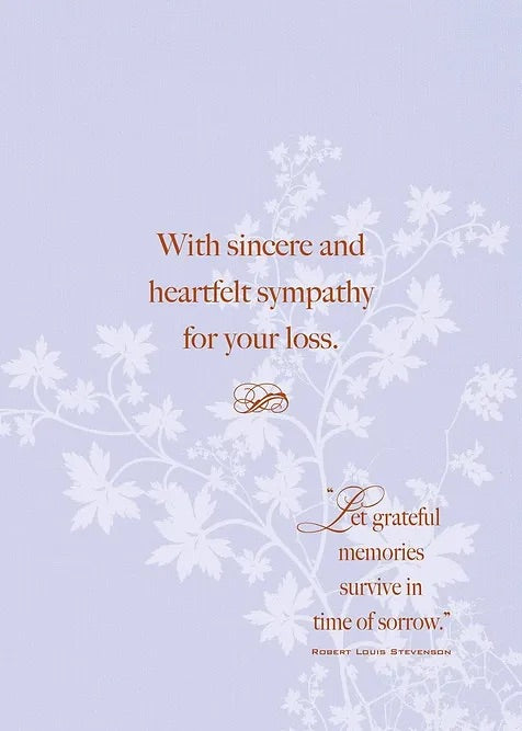 PS10023 Sympathy Card