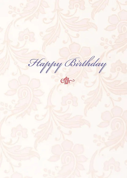 PS13025 Birthday Card with Bookmark