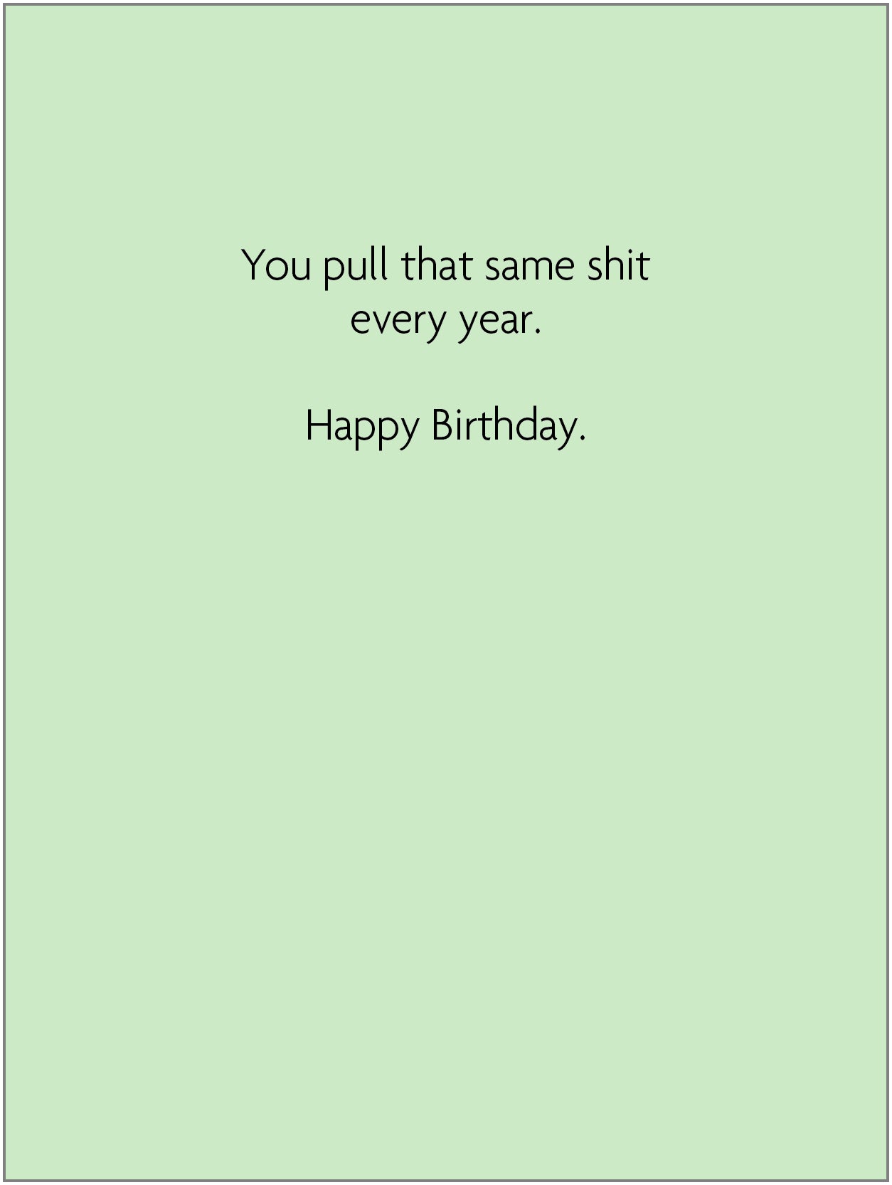 RPX1547 Birthday Card