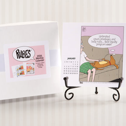 2026 Rubes® Dog Desk Calendar