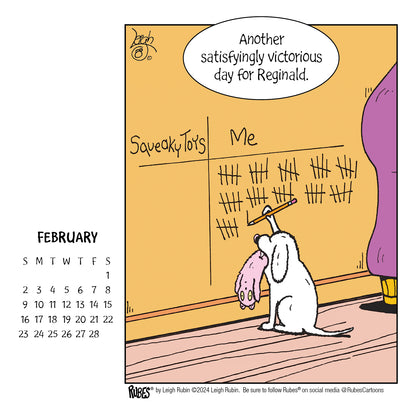 2025 Dog Themed Monthly Desk Calendar