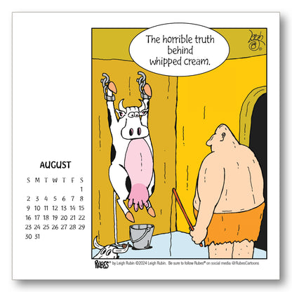 2026 Rubes® Cow Desk Calendar