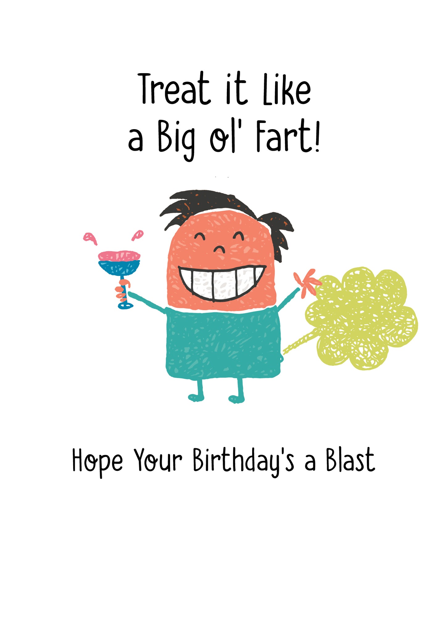 SA7154 Birthday Card