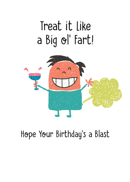 SA7154 Birthday Card