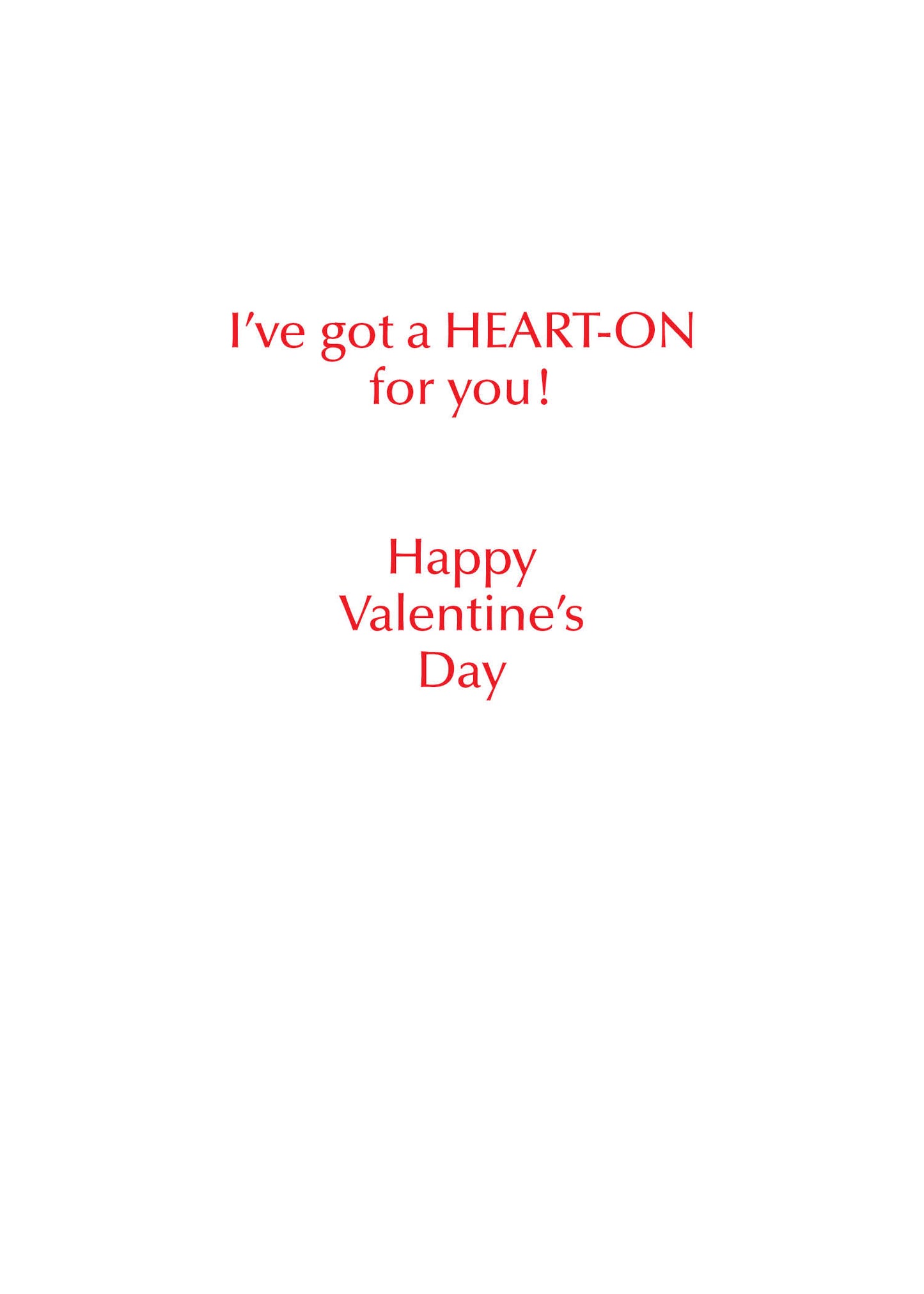 SAS5978 Valentine's Day Card