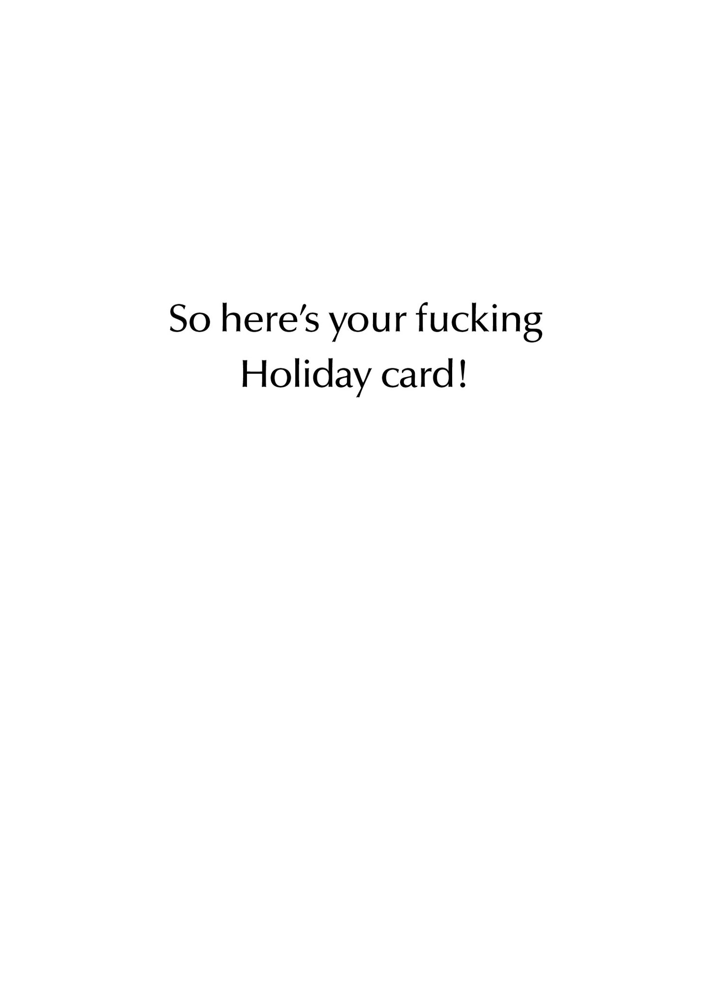 SAS6126 Holiday Card