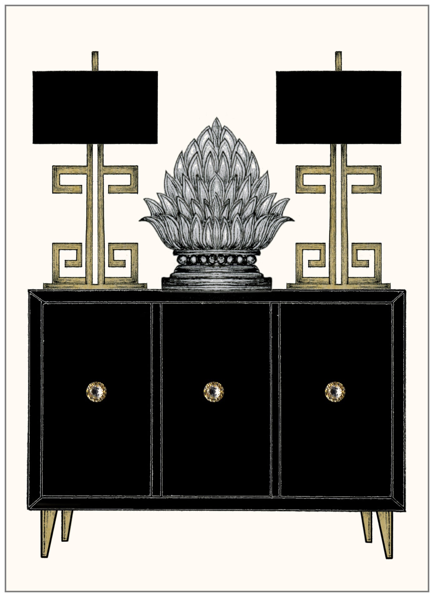 SEH AO598 Greeting Card